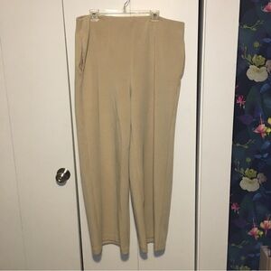 Lane Bryant Journey Pant Wide Leg Highwaist Khaki Size 18 NWT